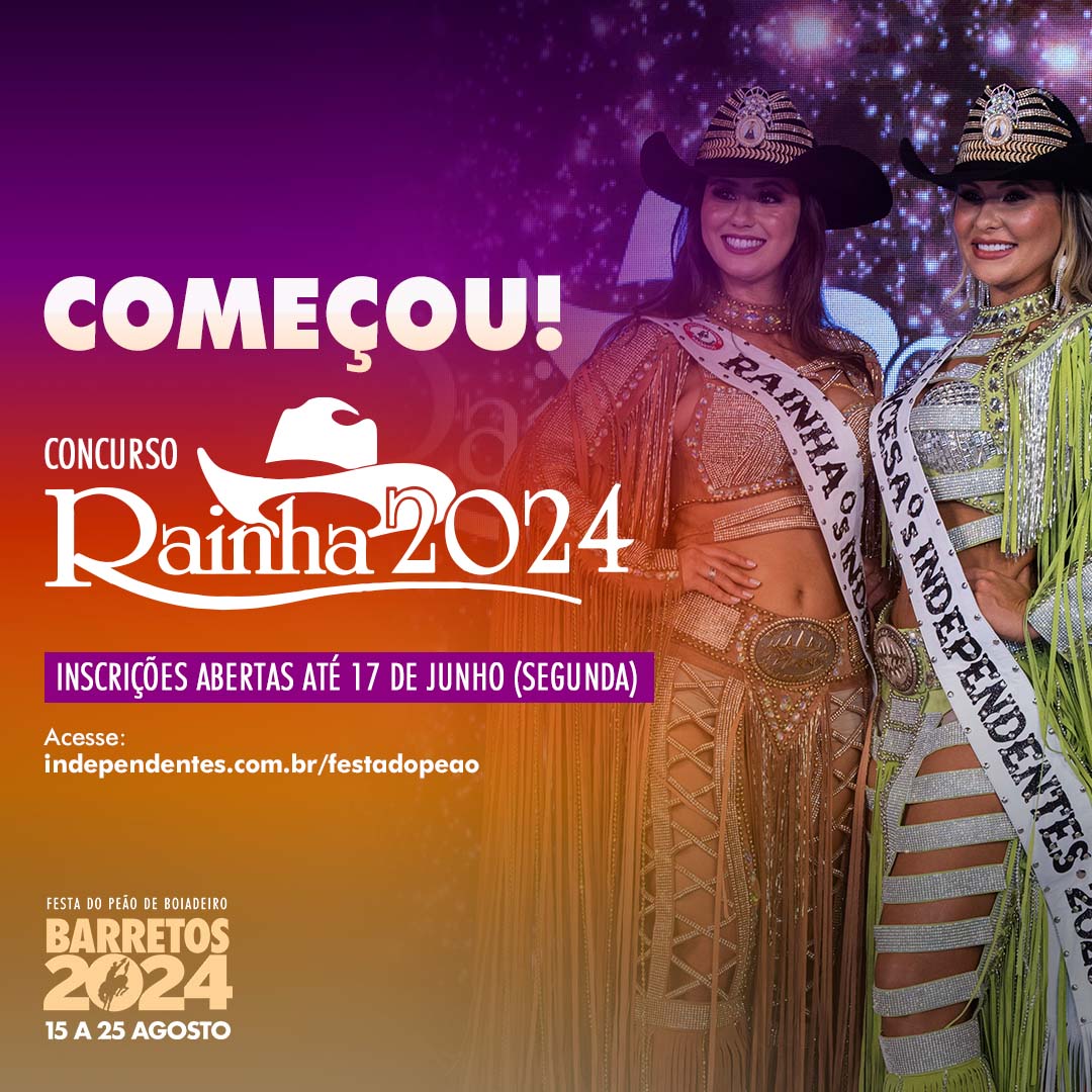 Imagem JPG, Concurso para Rainha da Festa do Peão de Barretos tem inscrições abertas